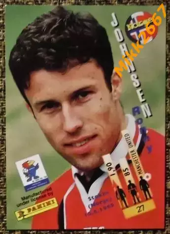 Ronny JOHNSEN. Коллекция PANINI Чемпионат Мира 1998 (коллекционные карточки) 1