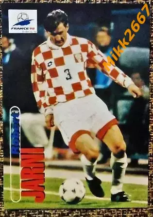 Robert JARNI. Коллекция PANINI Чемпионат Мира 1998 (коллекционные карточки)