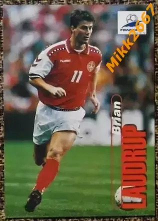 Brian LAUDRUP. Коллекция PANINI Чемпионат Мира 1998 (коллекционные карточки)