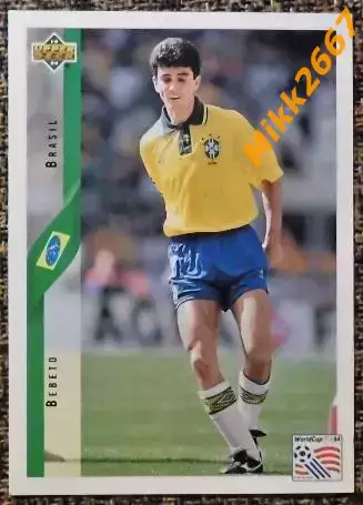 BEBETO. Коллекция Upper Deck Чемпионат Мира США 1994