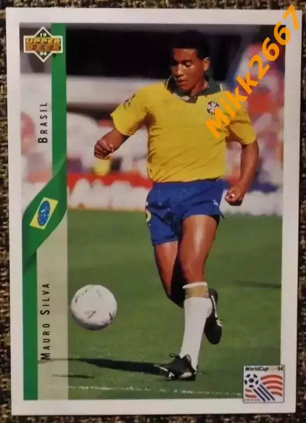 Mauro SILVA. Коллекция Upper Deck Чемпионат Мира США 1994