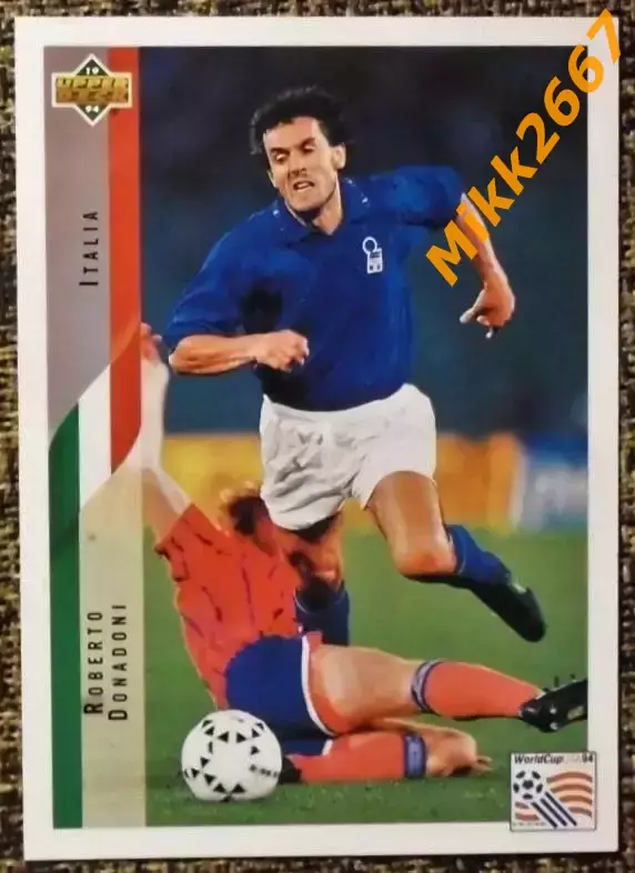 Roberto DONADONI. Коллекция Upper Deck Чемпионат Мира США 1994