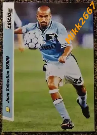 Juan Sebastian VERON. Коллекция DS Pianeta Calcio 1999-2000