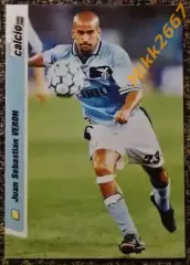 Juan Sebastian VERON. Коллекция DS Pianeta Calcio 1999-2000