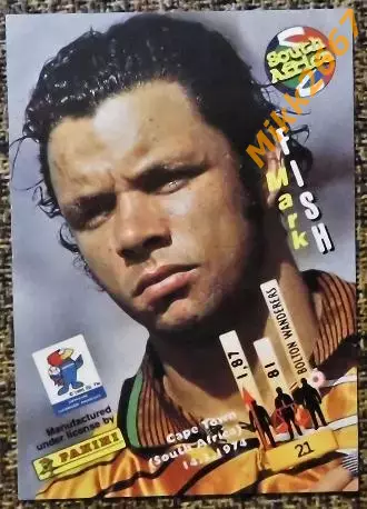 Mark FISH. Коллекция PANINI Чемпионат Мира 1998 (коллекционные карточки) 1