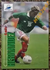 Luis HERNANDEZ. Коллекция PANINI Чемпионат Мира 1998 (коллекционные карточки)