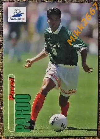 Pavel PARDO. Коллекция PANINI Чемпионат Мира 1998 (коллекционные карточки)