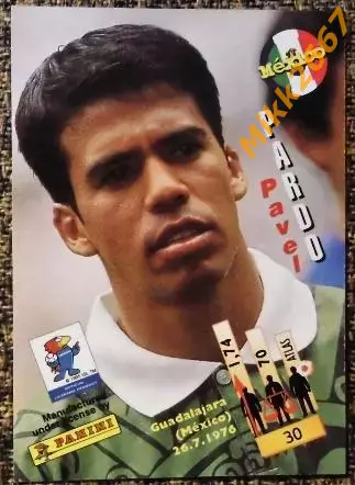 Pavel PARDO. Коллекция PANINI Чемпионат Мира 1998 (коллекционные карточки) 1