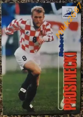 Robert PROSINECKI. Коллекция PANINI Чемпионат Мира 1998 (коллекционные карточки)