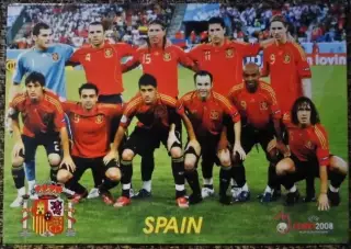 Сборная команда SPAIN / ИСПАНИЯ, В мире ФУТБОЛА- А91