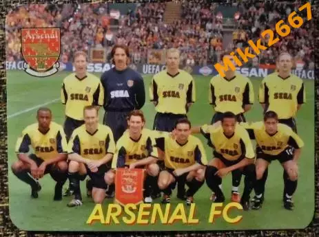 Календарик ARSENAL FC / В мире футбола 2002