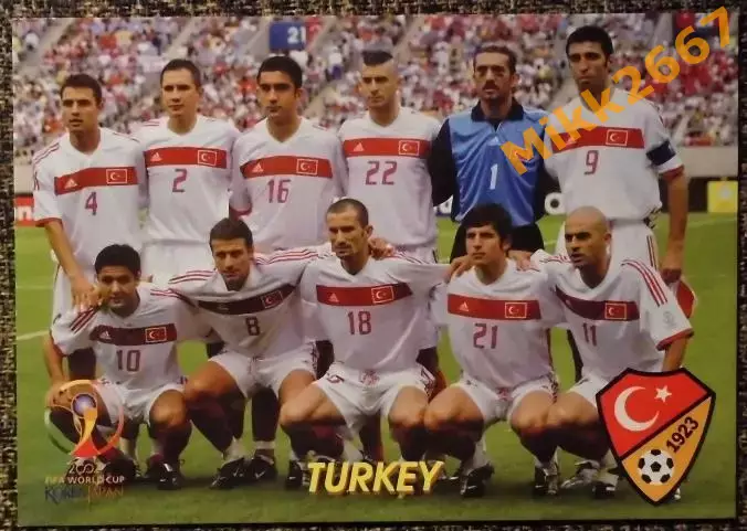 Сборная команда TURKEY / ТУРЦИЯ, В мире ФУТБОЛА- 184