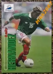 Luis HERNANDEZ. Коллекция PANINI Чемпионат Мира 1998 (коллекционные карточки)