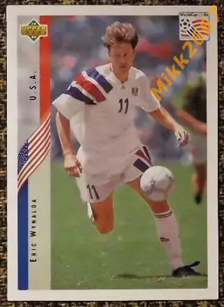 Eric WYNALDA. Коллекция Upper Deck Чемпионат Мира США 1994