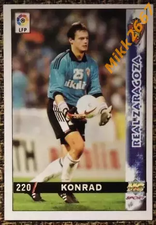 Otto KONRAD. Коллекция MUNDICROMO Испанская Лига 1998-1999