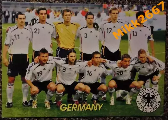 Сборная команда GERMANY / ГЕРМАНИЯ, В мире ФУТБОЛА- 823