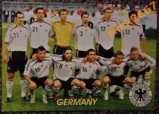 Сборная команда GERMANY / ГЕРМАНИЯ, В мире ФУТБОЛА- 823