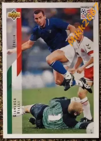 Gianluca VIALLI. Коллекция Upper Deck Чемпионат Мира США 1994