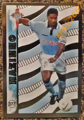 MAZINHO. Коллекция MUNDICROMO Испанская Лига 1998-1999