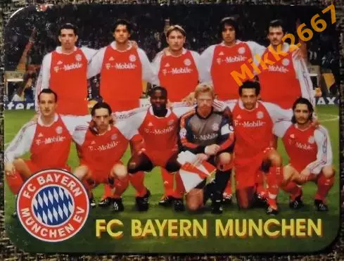 Календарик FC BAYERN MUNCHEN /БАВАРИЯ Мюнхен / В мире футбола 2006