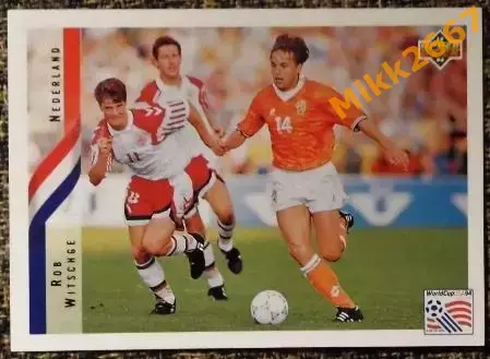 Rob WITSCHGE. Коллекция Upper Deck Чемпионат Мира США 1994