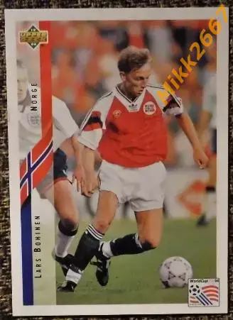 Lars BOHINEN. Коллекция Upper Deck Чемпионат Мира США 1994