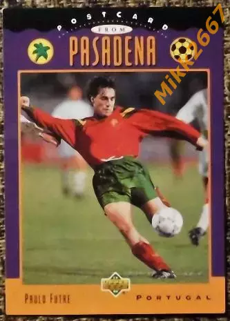 Paulo FUTRE. Коллекция Upper Deck Чемпионат Мира США 1994