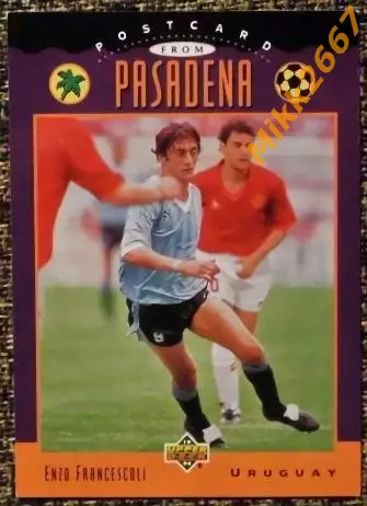 Enzo FRANCESCOLI. Коллекция Upper Deck Чемпионат Мира США 1994