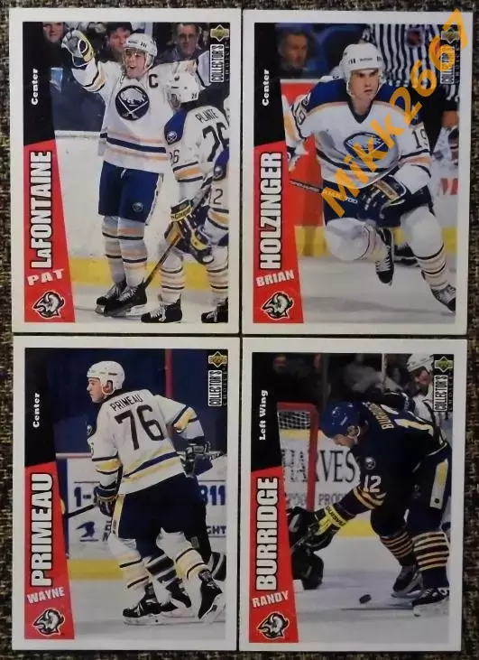 BUFFALO SABRES. Коллекция Collector's Choice NHL 1996-1997