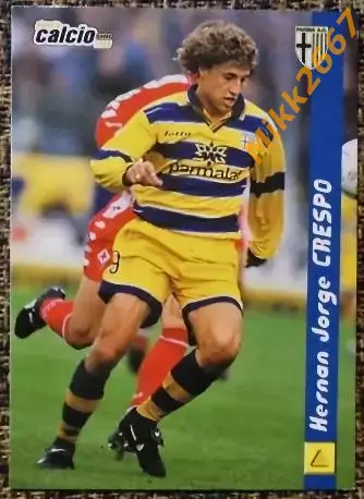 Hernan Jorge CRESPO. Коллекция DS Pianeta Calcio 1998-1999