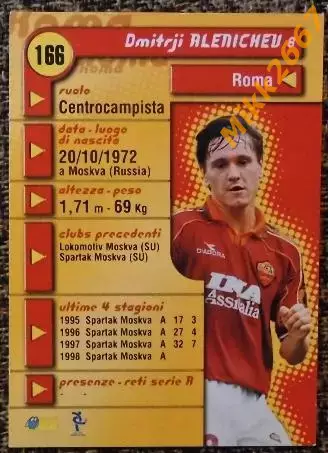 Дмитрий АЛЕНИЧЕВ. Коллекция DS Pianeta Calcio 1998-1999 1