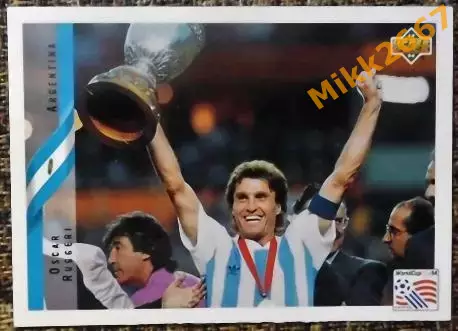 Oscar RUGGERI. Коллекция Upper Deck Чемпионат Мира США 1994