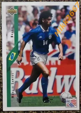 MARCIO SANTOS. Коллекция Upper Deck Чемпионат Мира США 1994
