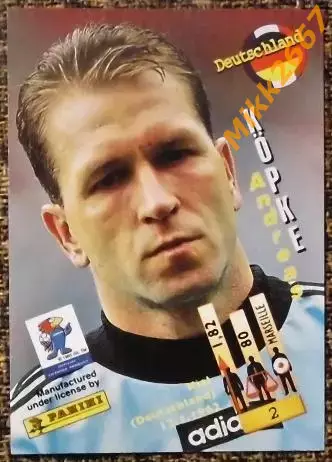Andreas KOPKE. Коллекция PANINI Чемпионат Мира 1998 (коллекционные карточки) 1