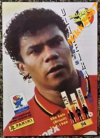 Luis Airton OLIVEIRA. Коллекция PANINI Чемпионат Мира 98(коллекционные карточки) 1