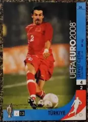 SERVET CETIN. Коллекция PANINI Чемпионат Европы 2008. Игровые карточки