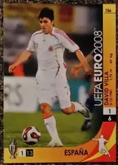 DAVID VILLA. Коллекция PANINI Чемпионат Европы 2008. Игровые карточки