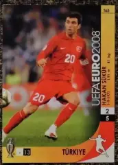 HAKAN SUKUR. Коллекция PANINI Чемпионат Европы 2008. Игровые карточки