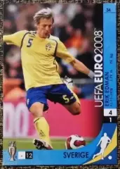 ERIK EDMAN. Коллекция PANINI Чемпионат Европы 2008.Игровые карточки