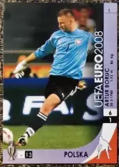 ARTUR BORUC. Коллекция PANINI Чемпионат Европы 2008. Игровые карточки