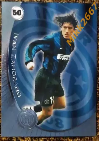 Ivan ZAMORANO Super card. Коллекция DS Интер 2000