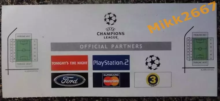 Rosenborg BK (Norway) - FC Porto (Portugal). Лига Чемпионов УЕФА 2001/2002 1