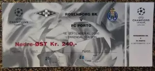 Rosenborg BK (Norway) - FC Porto (Portugal). Лига Чемпионов УЕФА 2001/2002