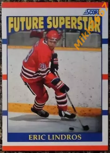 ERIC LINDROS. Коллекция Score NHL 1990-1991
