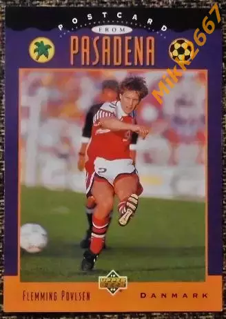 Flemming POVLSEN. Коллекция Upper Deck Чемпионат Мира США 1994