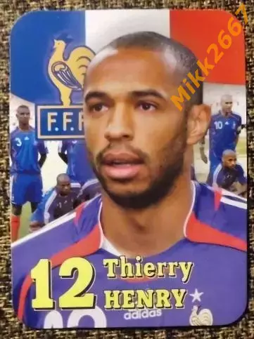 Календарик Thierry HENRY / В мире футбола 2007