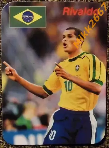 Календарик RIVALDO / Football Stars 2000