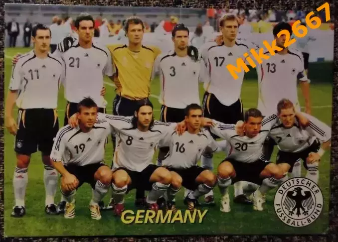 Сборная команда GERMANY / ГЕРМАНИЯ, В мире ФУТБОЛА- 823