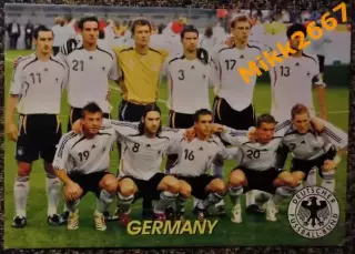 Сборная команда GERMANY / ГЕРМАНИЯ, В мире ФУТБОЛА- 823