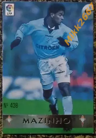 MAZINHO. Коллекция MUNDICROMO Испанская Лига 1997-1998
